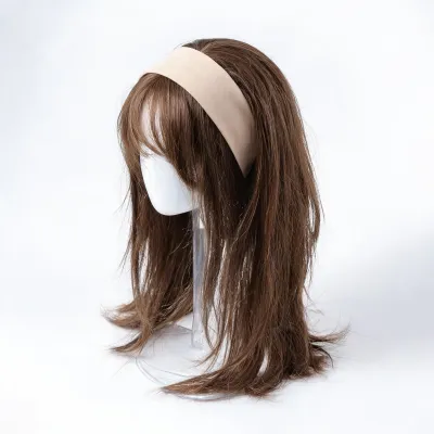 human hair headband wig